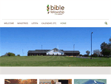 Tablet Screenshot of biblefellowship.com